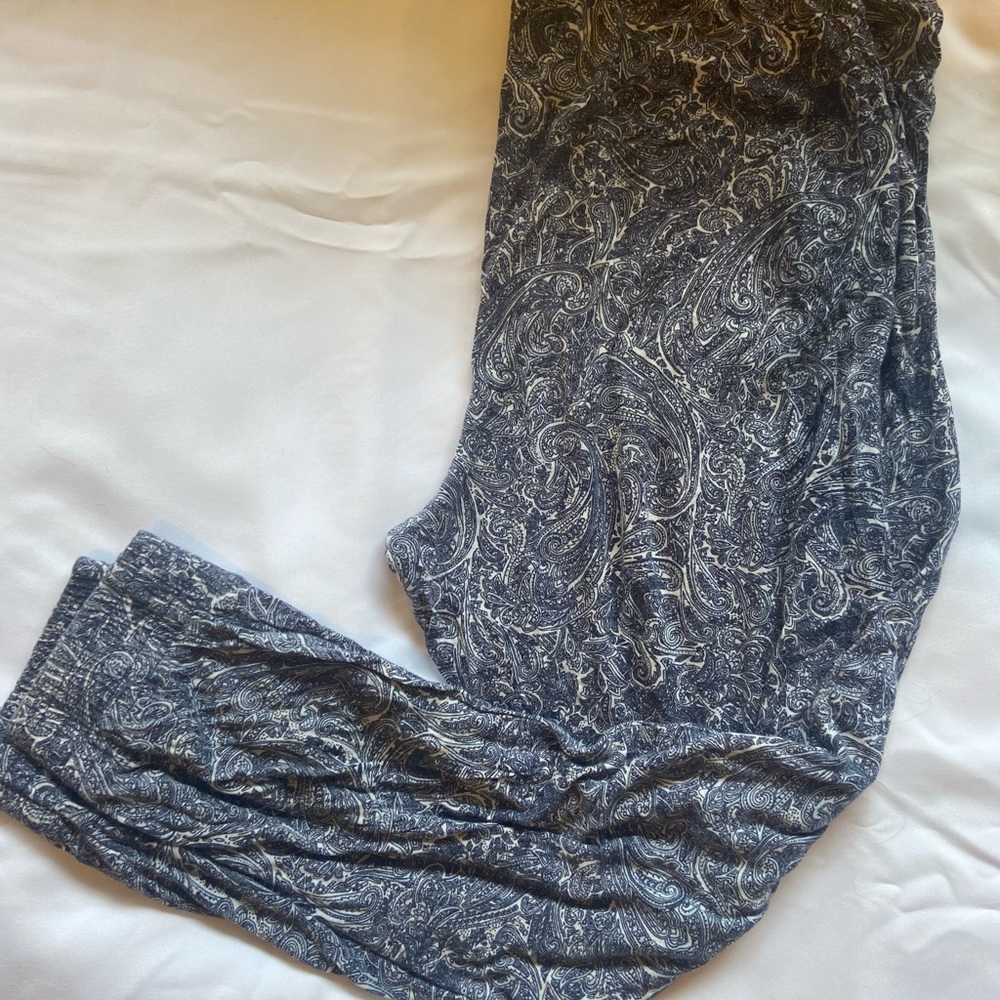 H&M blue and white Pants